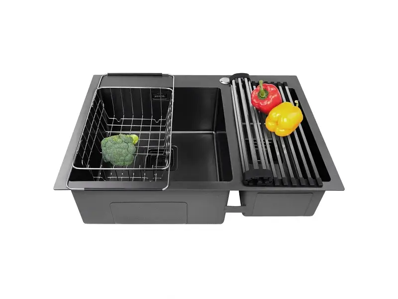 Кухонна мийка Weilor Filigran WRC DB6950 Graphite - фото 6
