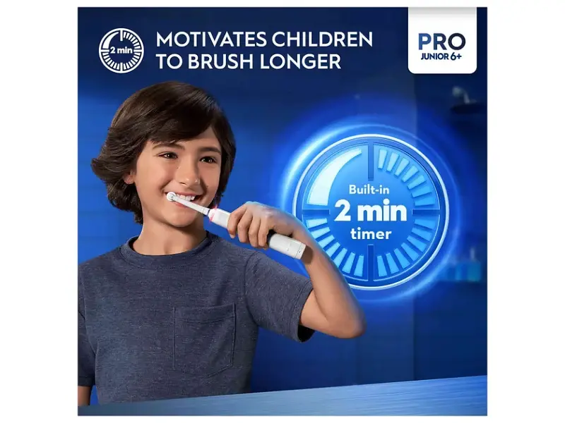 Електрична зубна щітка ORAL-B D305 Pro Junior 6+ Purple - фото 4
