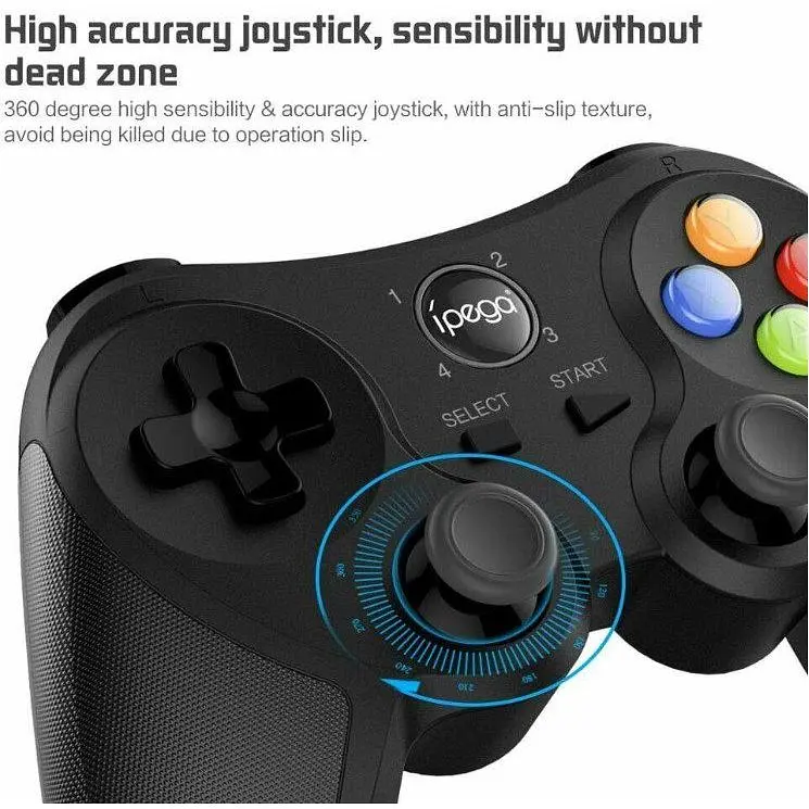 Геймпад Bluetooth джойстик для смартфона iPega PG9078+BT Ninja PC/Android Black - фото 9