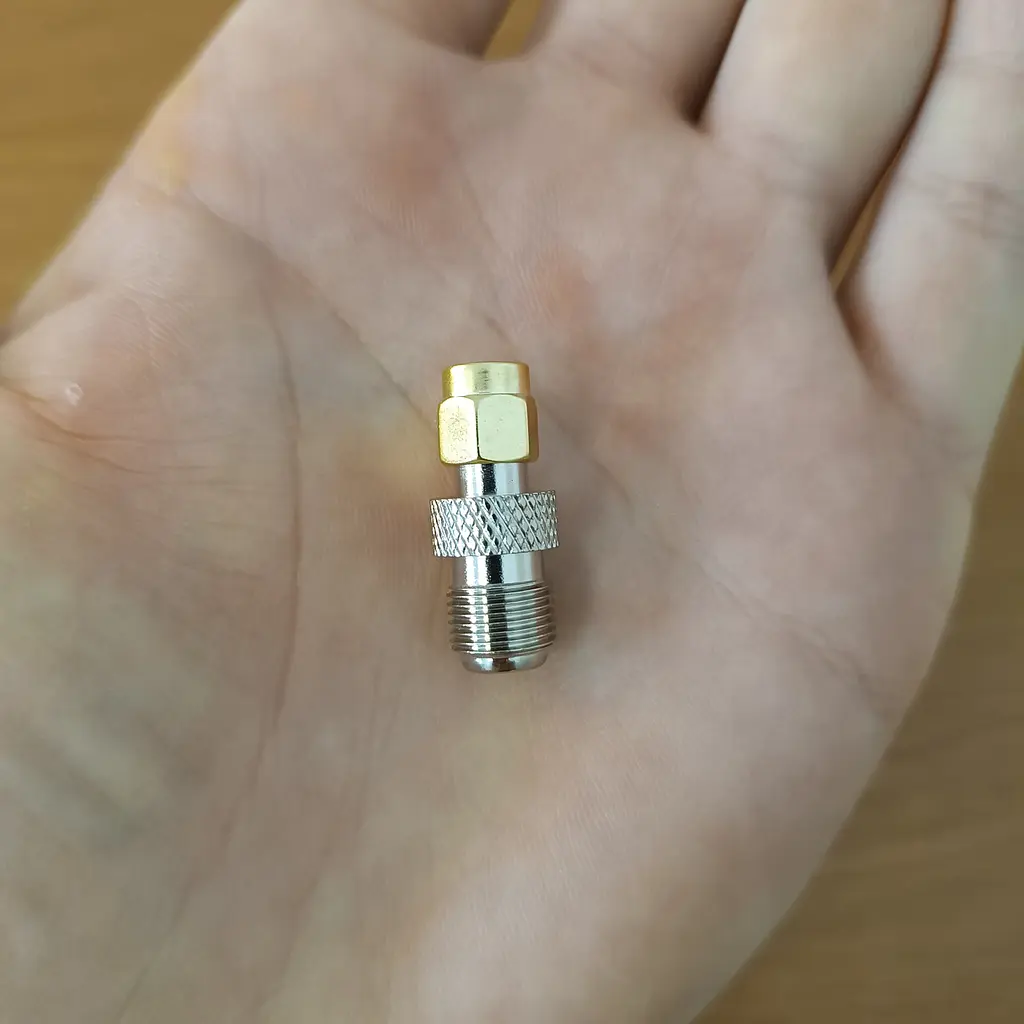Перехідник F Female – SMA Male для 4G3G LTE модемів і роутерів, антенний RF адаптер F-SMA - фото 5