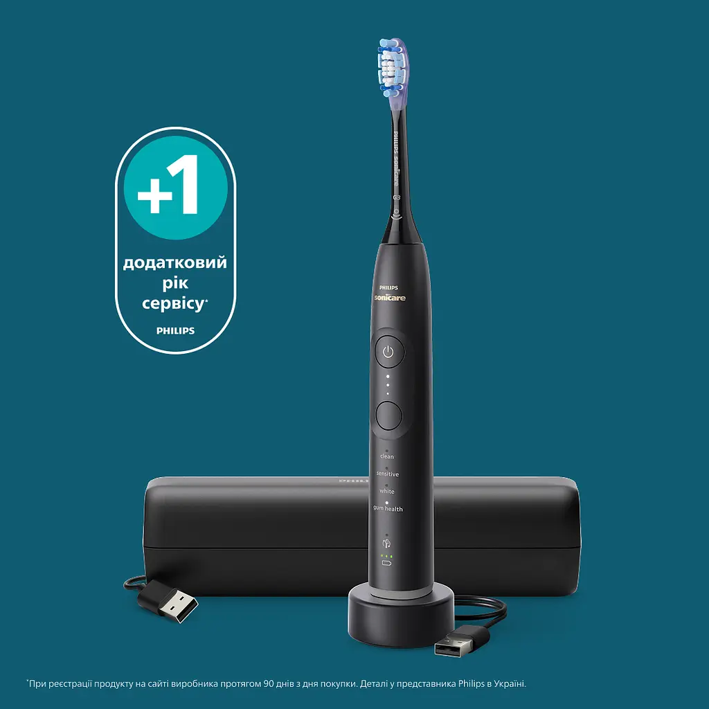Электрическая зубная щетка Philips Sonicare HX7421/01 серии 7100 черная - фото 17