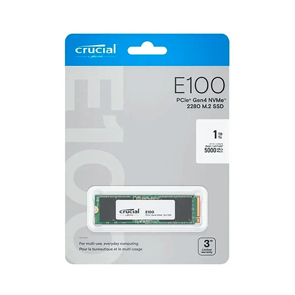 Накопитель SSD 480 GB Crucial E100 PCI-E M.2 2280 CT480E100SSD8 - фото 4