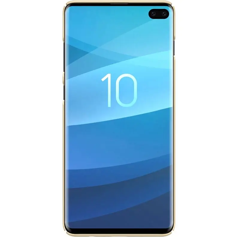 Чохол-накладка Nillkin Super Frosted Shield Samsung Galaxy S10+ G975 Gold - фото 2