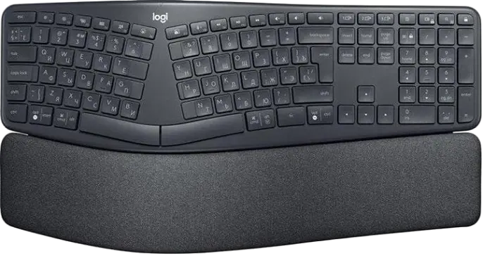 Клавіатура бездротова Logitech Ergo K860 UA Black (920-010108) - фото 2
