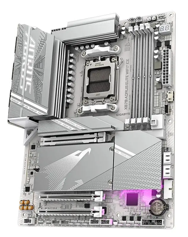 Материнская плата Gigabyte X870 Aorus Elite WiFi7 Ice Socket AM5 - фото 4