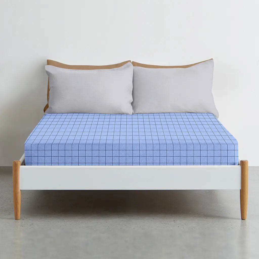 Простирадло на резинці 200x200x25 BLUE GEOMETRY COSAS (2200000036001) - фото 3