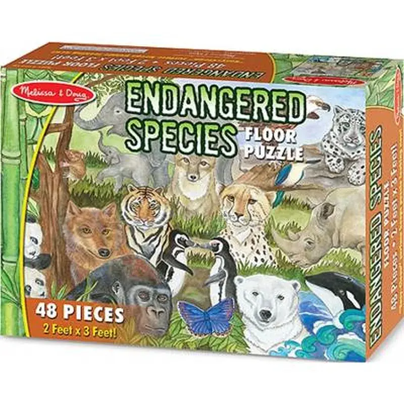 Пазл Melissa&Doug Мега "Вимираючі види тварин", 48 елементів (MD4437) - фото 3