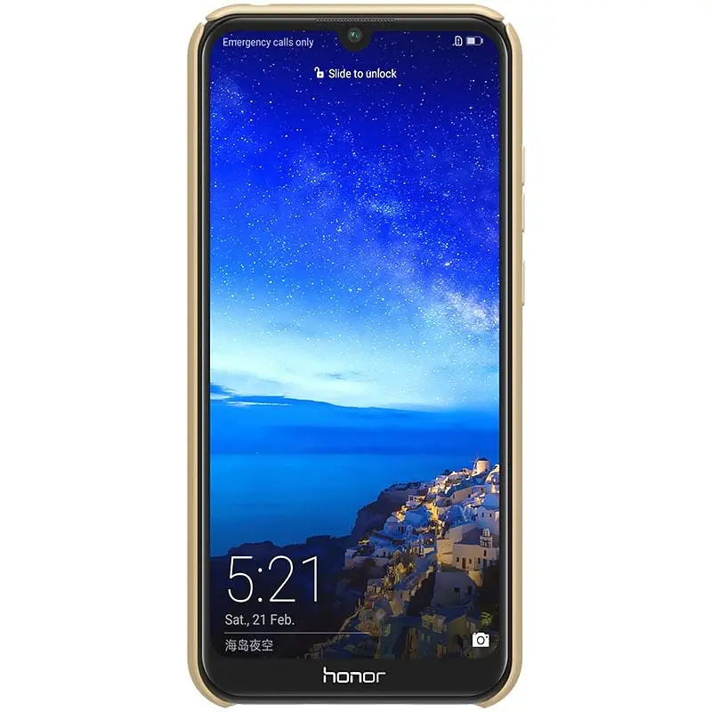 Чехол-накладка Nillkin Super Frosted Shield Case HuAwei Y6 Pro 2019 Gold - фото 2
