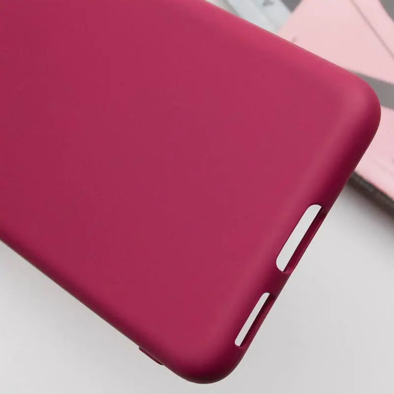 Чохол TPU GETMAN Liquid Silk Full Camera для Samsung Galaxy S21 Бордовий / Marsala - фото 5
