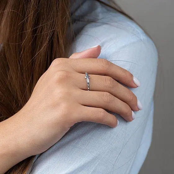 Срібна каблучка (3901) 16 - фото 2