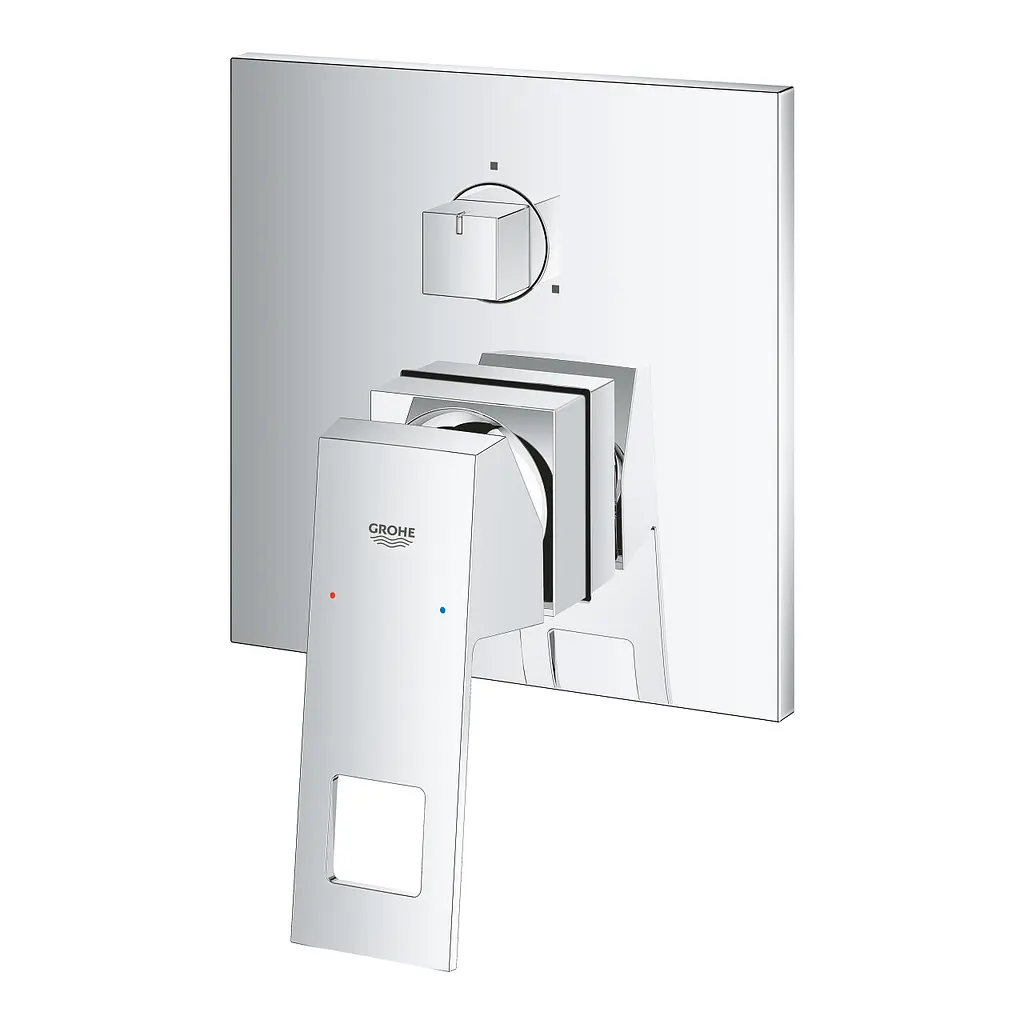 Змішувач прихованого монтажу на 3 виходи Grohe Eurocube 24094000, Хром - фото 3