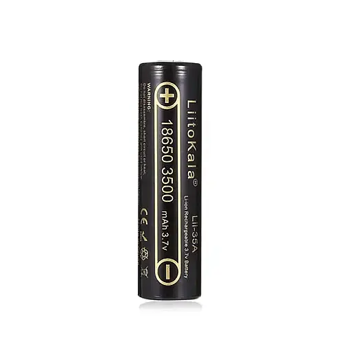 Акумулятор із захистом LiitoKala Lii-35A-PCB 18650 3500mAh Li-ion 3.7V Чорний (2899693956)