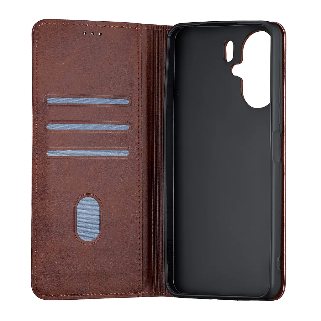 Чохол-книжка Premium Xiaomi Redmi 13C 4G/Poco C65 4G Dark Brown - фото 2