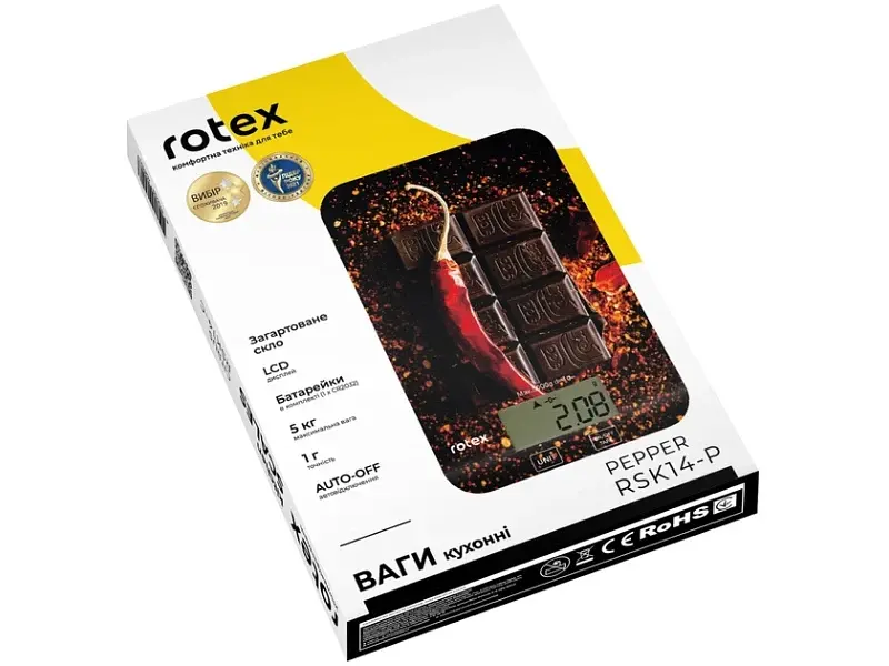 Ваги кухонні Rotex RSK14-P Pepper - фото 4