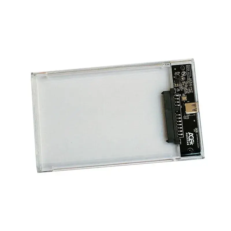 Зовнішня кишеня AgeStar 3UB2P4C (Transparent) - фото 2