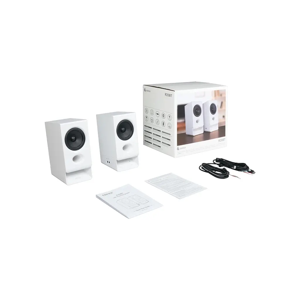 Акустична система Edifier R20BT 5W USB Bluetooth White (R20BTWhite) - фото 5
