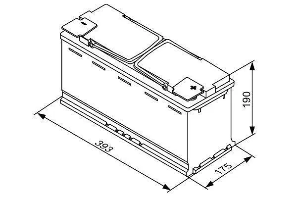 Акумулятор Bosch S5 AGM 105Ah EN 950A (0 092 S5A 150) - фото 5