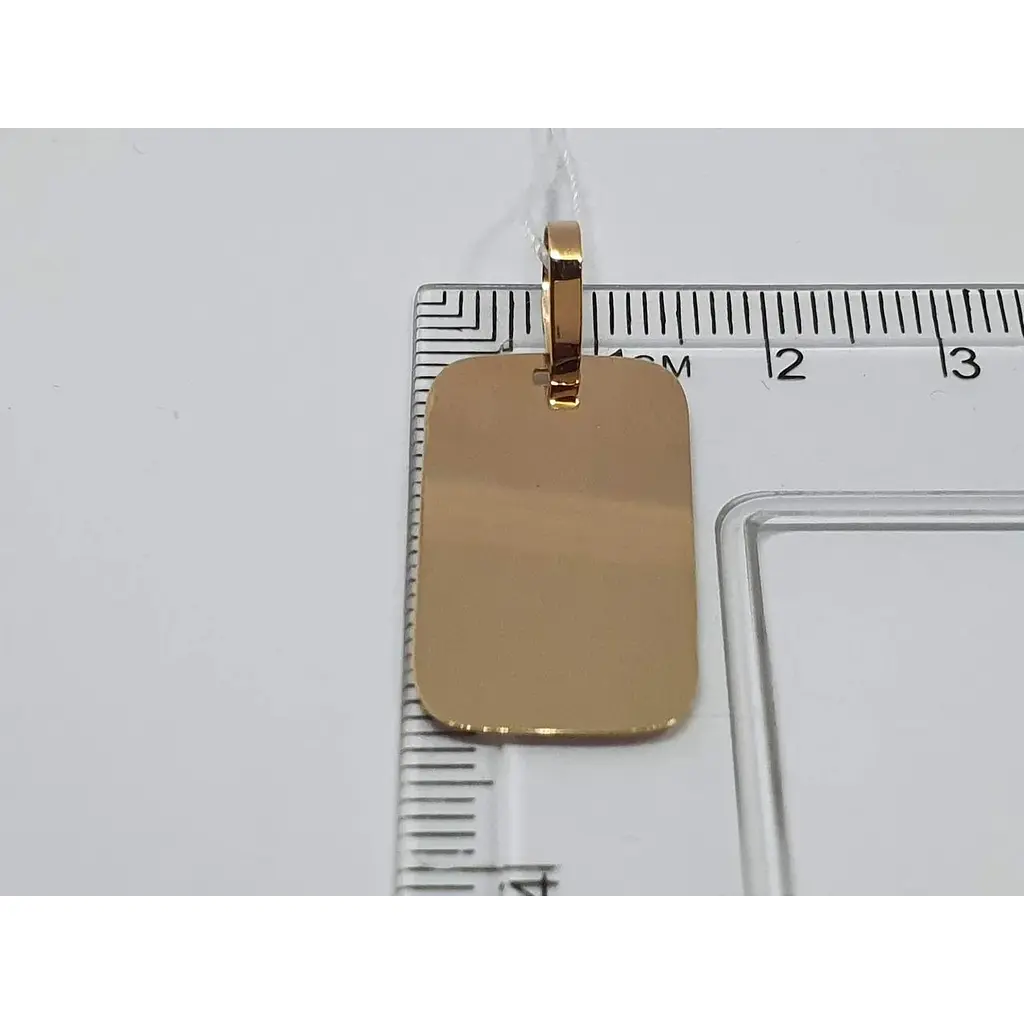 Золота підвіска Favoritum для гравіювання. 310048 - фото 3