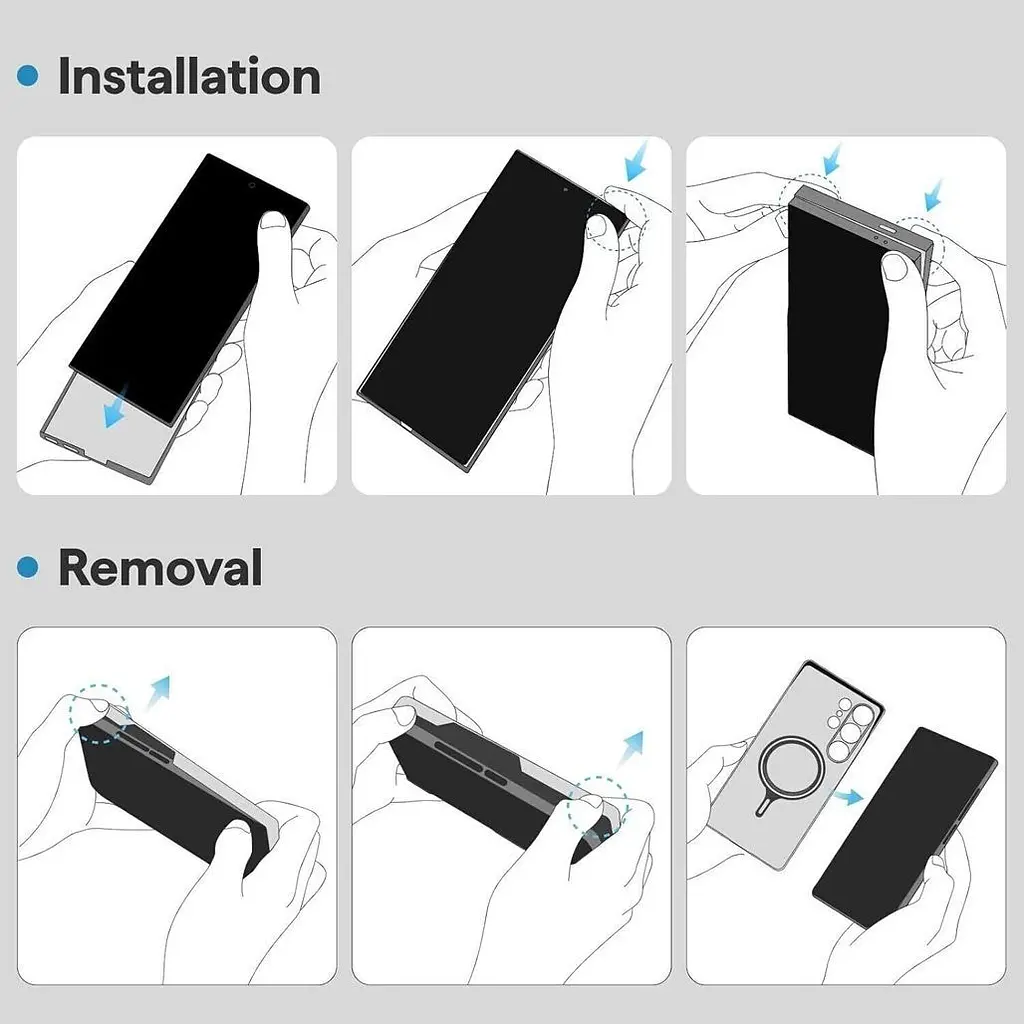 Чохол Pitaka MagEZ Ultra-Slim Classic Twill 600D для Samsung Galaxy S25 Ultra Black/Grey (KS2501U) [128411] - фото 11