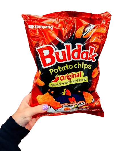 Чіпси Samyang Buldak Potato Chip Original 120г - фото 9