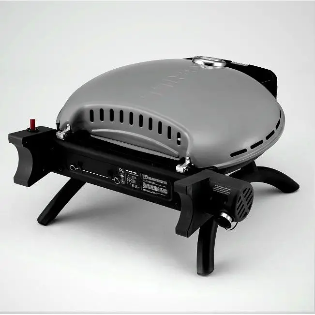 Портативний газовий гриль O-Grill 600T переносний, срібло + шланг у подарунок! - фото 4