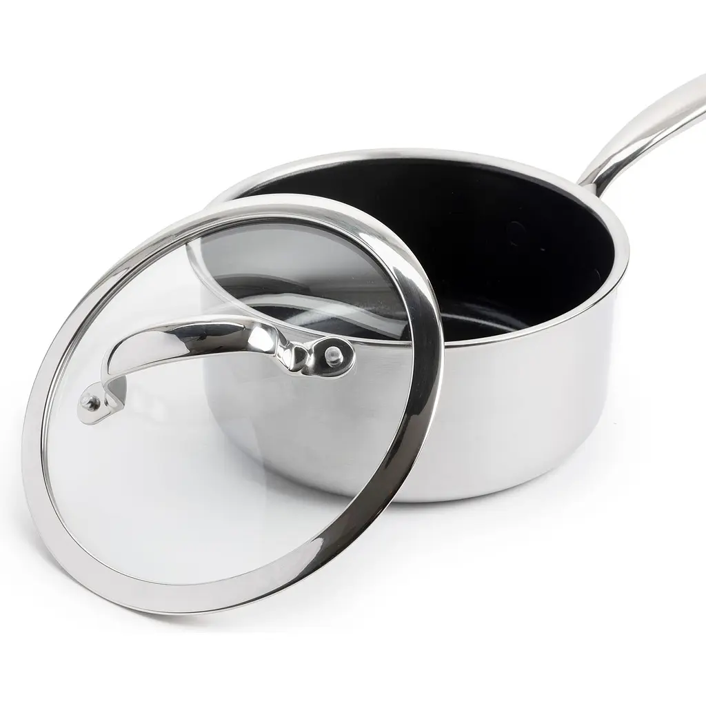 Набір ковшів GreenPan Premiere  з кришками 3 предмети (CC003822-001) - фото 2