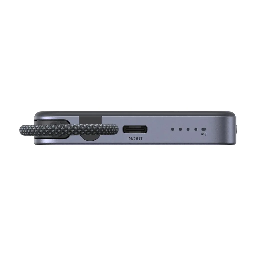 Батарея універсальна Ugreen 10000mAh 30W 1xUSB-C + 15W Magnetic Wireless + cable USB-C black (75982B) - фото 6