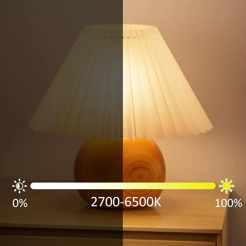 Світлодіодна лампа Bestview RGB лампочки з дистанційним керуванням, RGBW Warm White 5W E27 Screw Base, Mood - фото 7