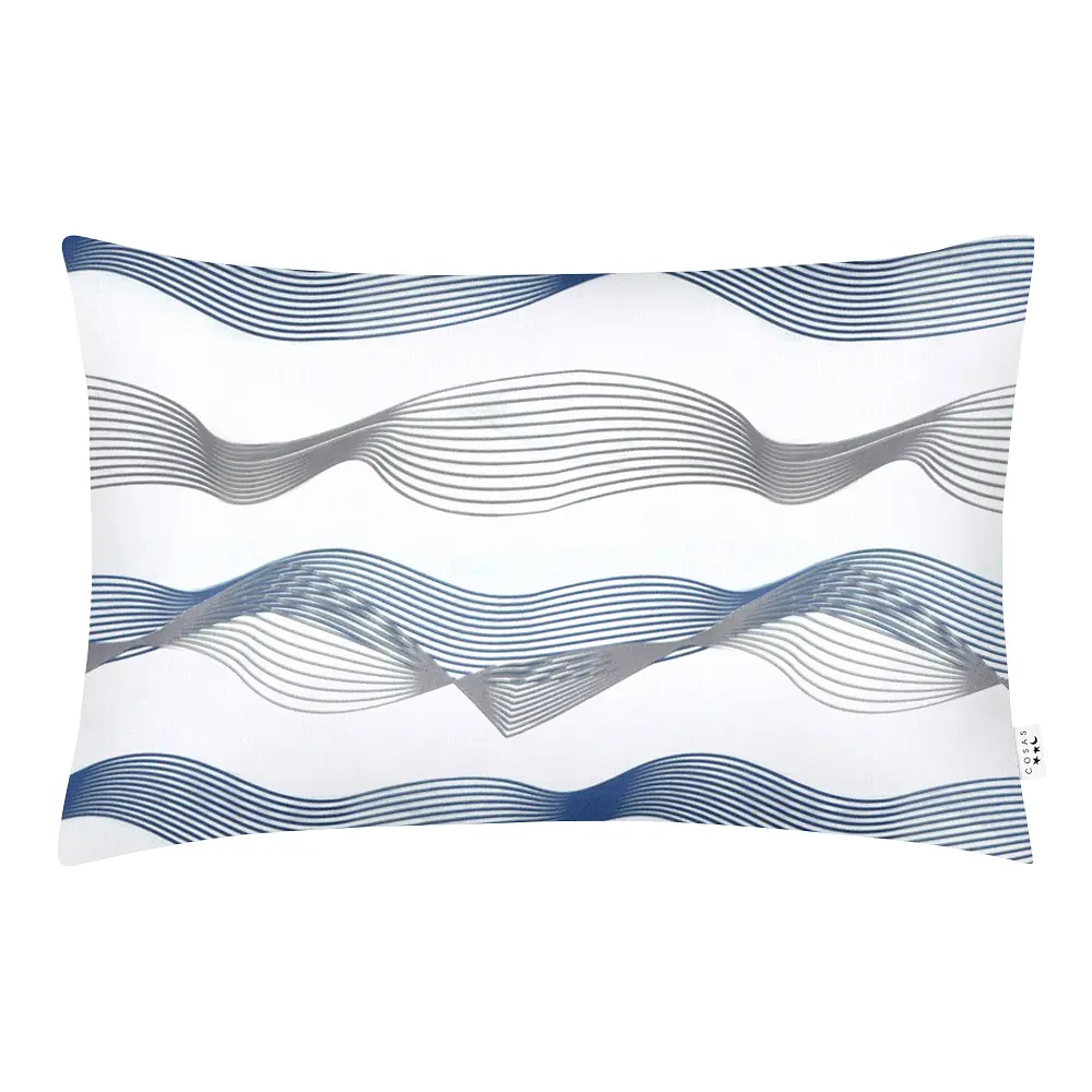 Євро постільна білизна WAVE BLUE GREY COSAS (4822052061428) - фото 3