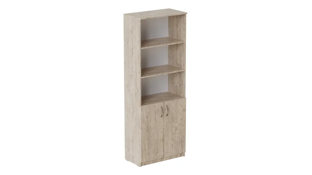 Шафа Анжело Ferrum-decor на 5 полиць з 2 дверима 1900x800x380 ДСП Дуб Сан-Марино 16 мм (FRD-105062) - фото 3