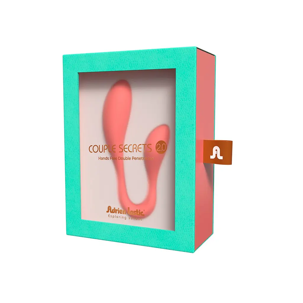 Смарт-вібратор для пар Adrien Lastic Couple Secrets 2.0, 2 мотори, 10 режимів - фото 6