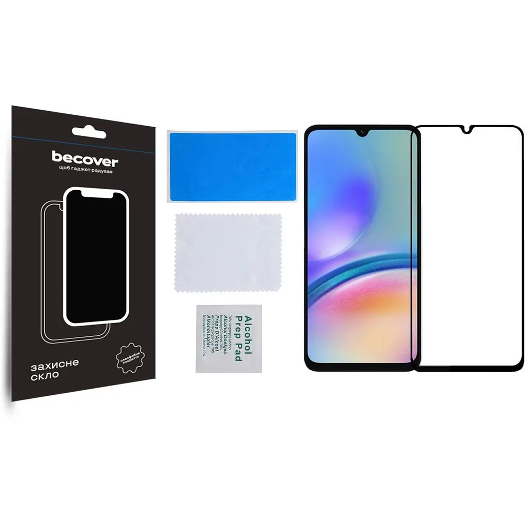 Захисне скло BeCover для Samsung Galaxy A05 SM-A055 / A05s SM-A057 Black (710157) - фото 2