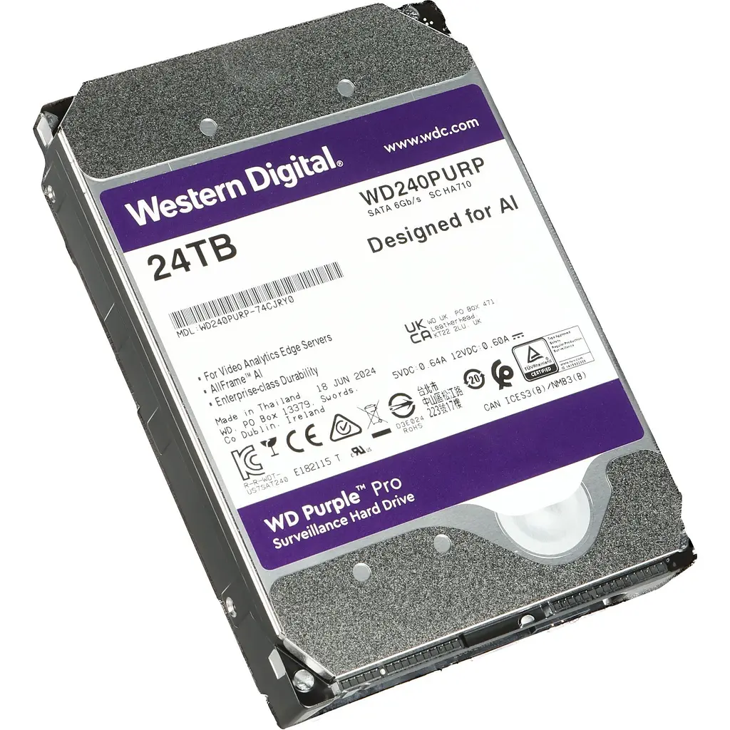 Жорсткий диск 3.5` WD Purple Pro 24TB SATA 512MB (WD240PURP) [141202] - фото 4