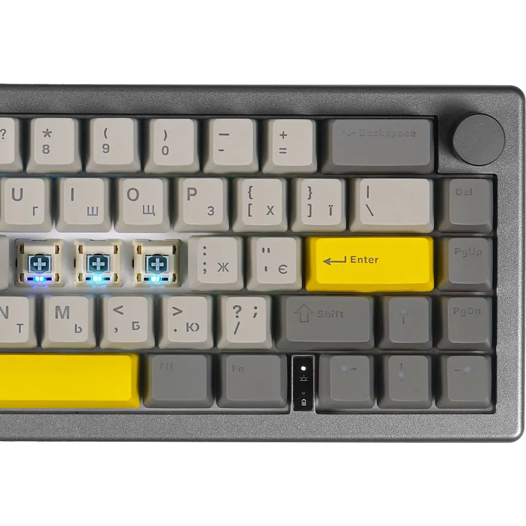 Клавиатура Epomaker EK68 Budgerigar V2 Black механическая беспроводная (EK68-B-BV2) - фото 10