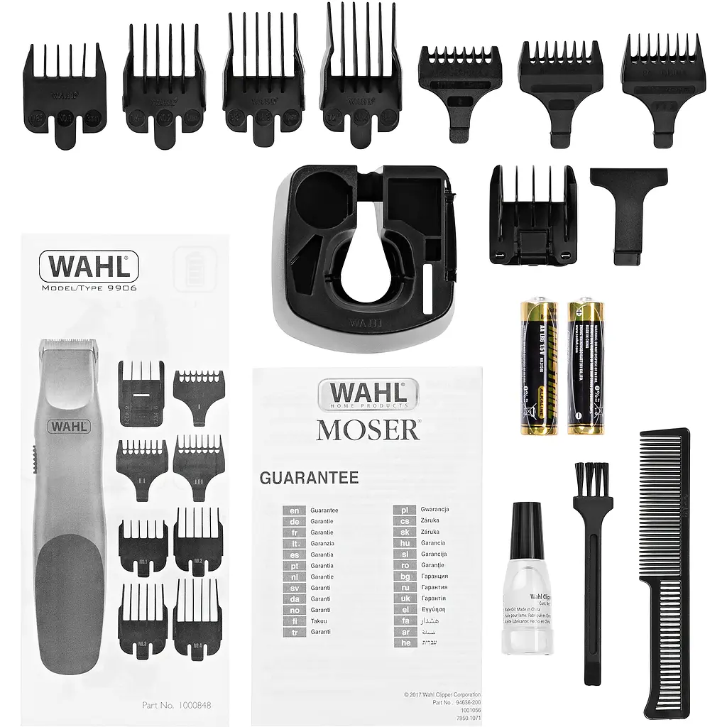 Тример Wahl GroomsMan 09906-716 для бороди та вусів чорно-сріблястий - фото 4