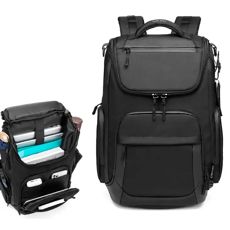 Рюкзак городской Ozuko 9409S 23л для ноутбука до 15,6" Black (16197) - фото 2