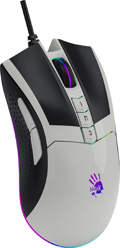 Мышь игровая A4Tech Bloody W90 Max Panda White - фото 4