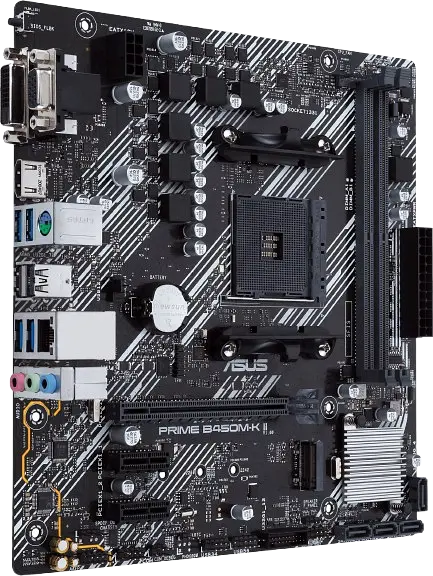 Материнська плата Asus B450M-K II Prime Socket AM4 (PRIME B450M-K II) Б/В - фото 2