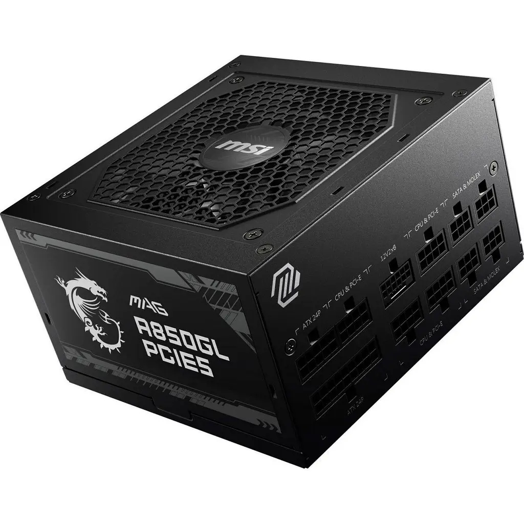Блок питания MSI MAG A850GL PCIE5 Black (306-7ZP8A11-CE0) [109821] - фото 3