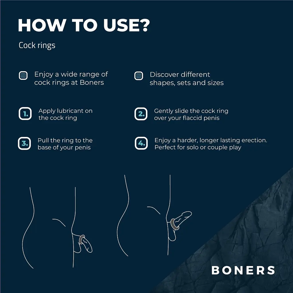 Ерекційне кільце Boners Ergo Cockring - фото 8