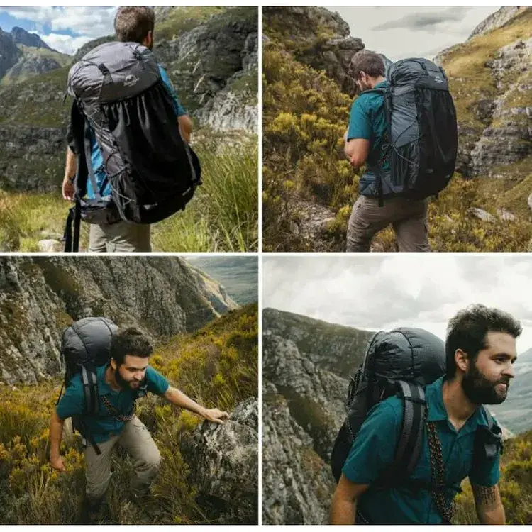 Рюкзак Naturehike Rock NH20BB113 40+5 л чорний - фото 5