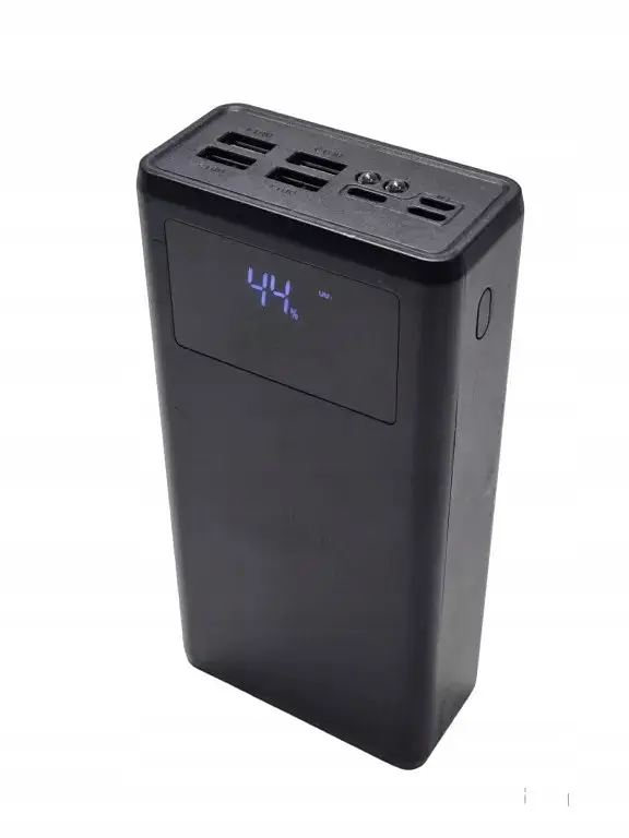 Зовнішній акумулятор Power bank XO PR124 40000 mAh із швидкою зарядкою та ліхтариком чорний - фото 8