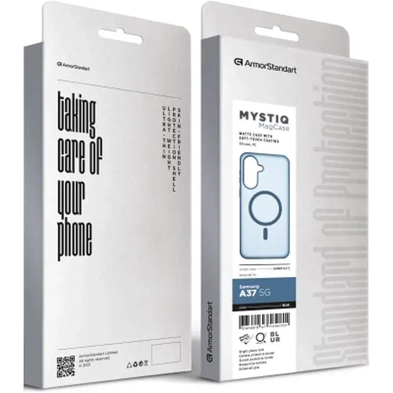 Чохол до мобільного телефона Armorstandart Mystiq MagCase Samsung A37 5G Blue (ARM91617) - фото 3
