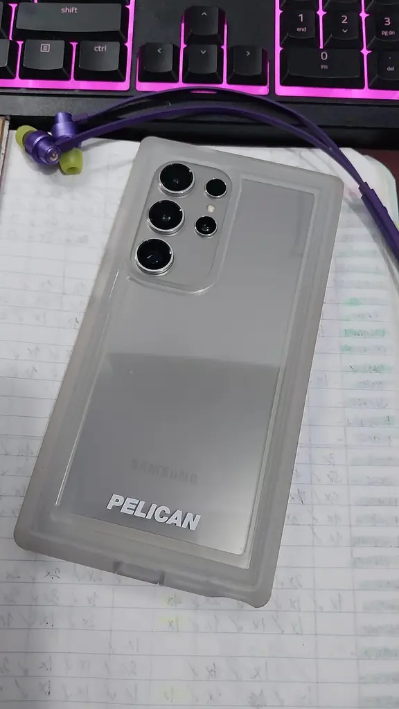 Оригінальний протиударний чохол для Samsung Galaxy S24 Ultra Pelican Voyager Clear аналог OtterBox Defender з кліпсою - фото 2