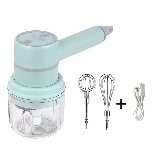 Акумуляторний міксер USB Electric Whisk з 2 насадками 223-13 - фото 6