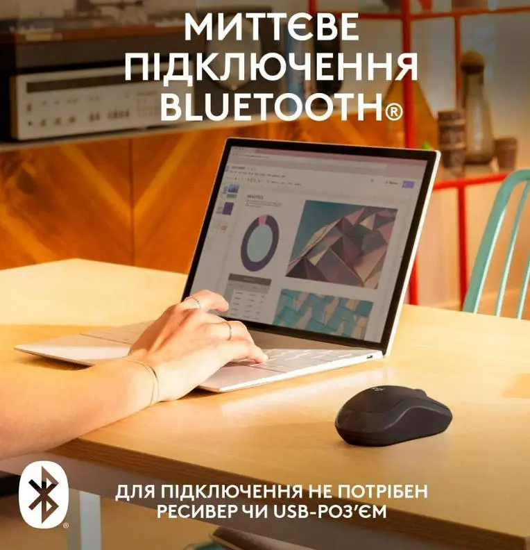Миша Logitech M240 Graphite (910-007119) - фото 3