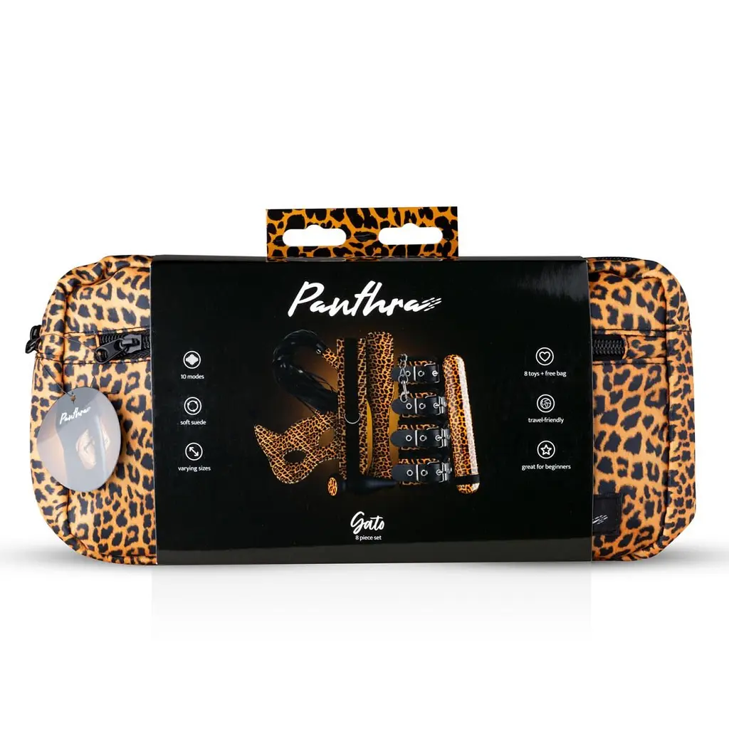 Набір BDSM-аксесуарів Panthra Gato 8-piece set - фото 10