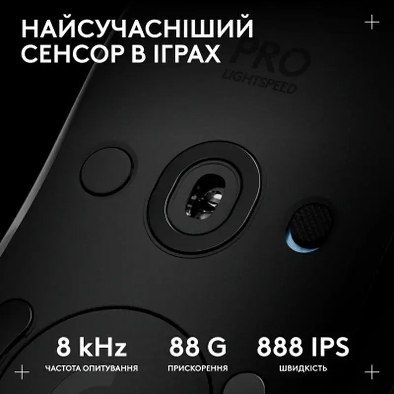 Мишка Logitech G Pro 2 Lightspeed Wireless Black (910-007295) - фото 4