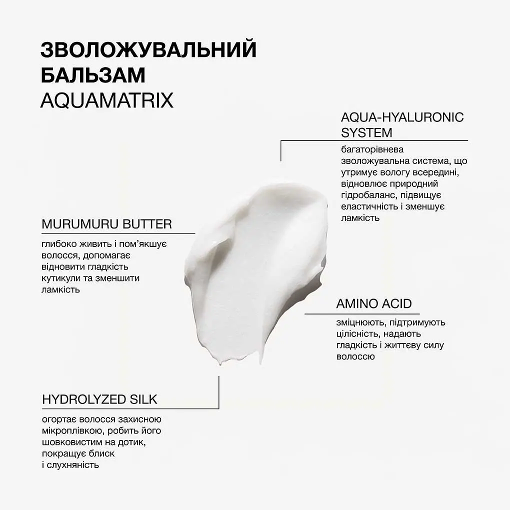 Зволожувальний бальзам Aquamatrix Triology для всіх типів волосся  - фото 3