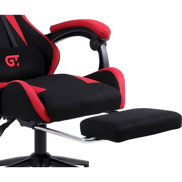 Геймерське крісло GT Racer чорне з червоним (X-2324 Fabric Black/Red) - фото 2